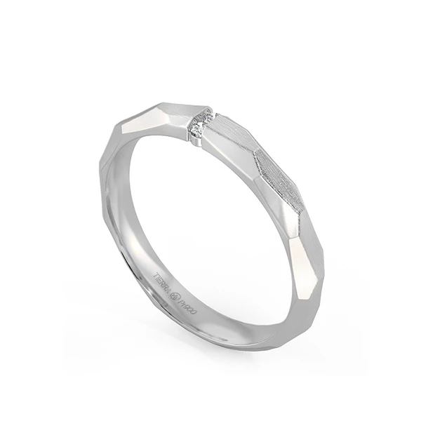 Modern Wedding Band Set NCC2004 4